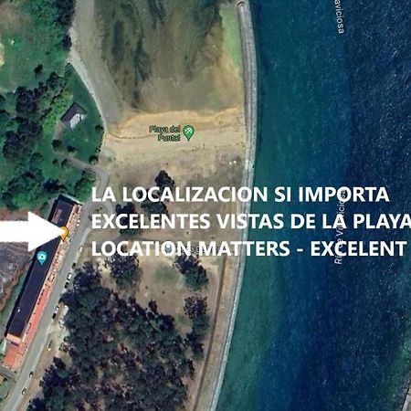 Playa Del Puntal Villaviciosa Asturias Lujo Primera Linea Playa Bagian luar foto