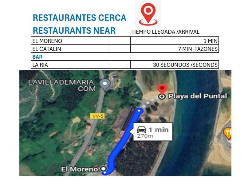 Playa Del Puntal Villaviciosa Asturias Lujo Primera Linea Playa Bagian luar foto