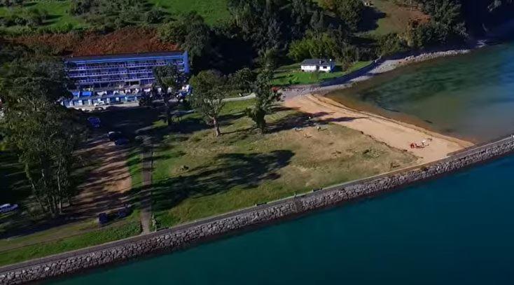 Playa Del Puntal Villaviciosa Asturias Lujo Primera Linea Playa Bagian luar foto