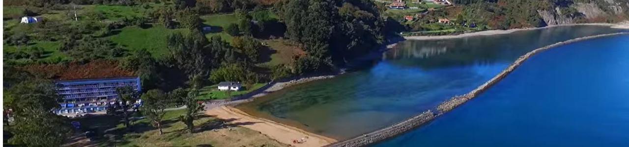 Playa Del Puntal Villaviciosa Asturias Lujo Primera Linea Playa Bagian luar foto